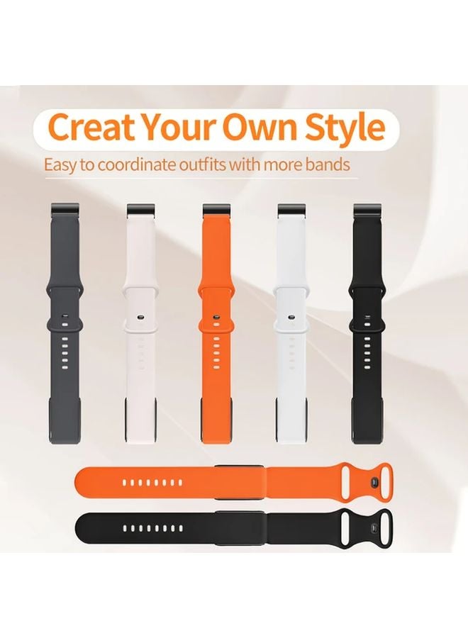 White Silicone Fitness Sport Wristband For Whoop 4 0 Adjustable Strap For Women And Men - Image 3